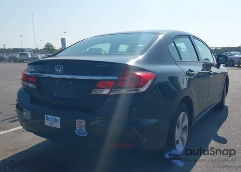 2013 Honda Civic Lx from USA, damaged, VIN 2HGFB2F51DH587847